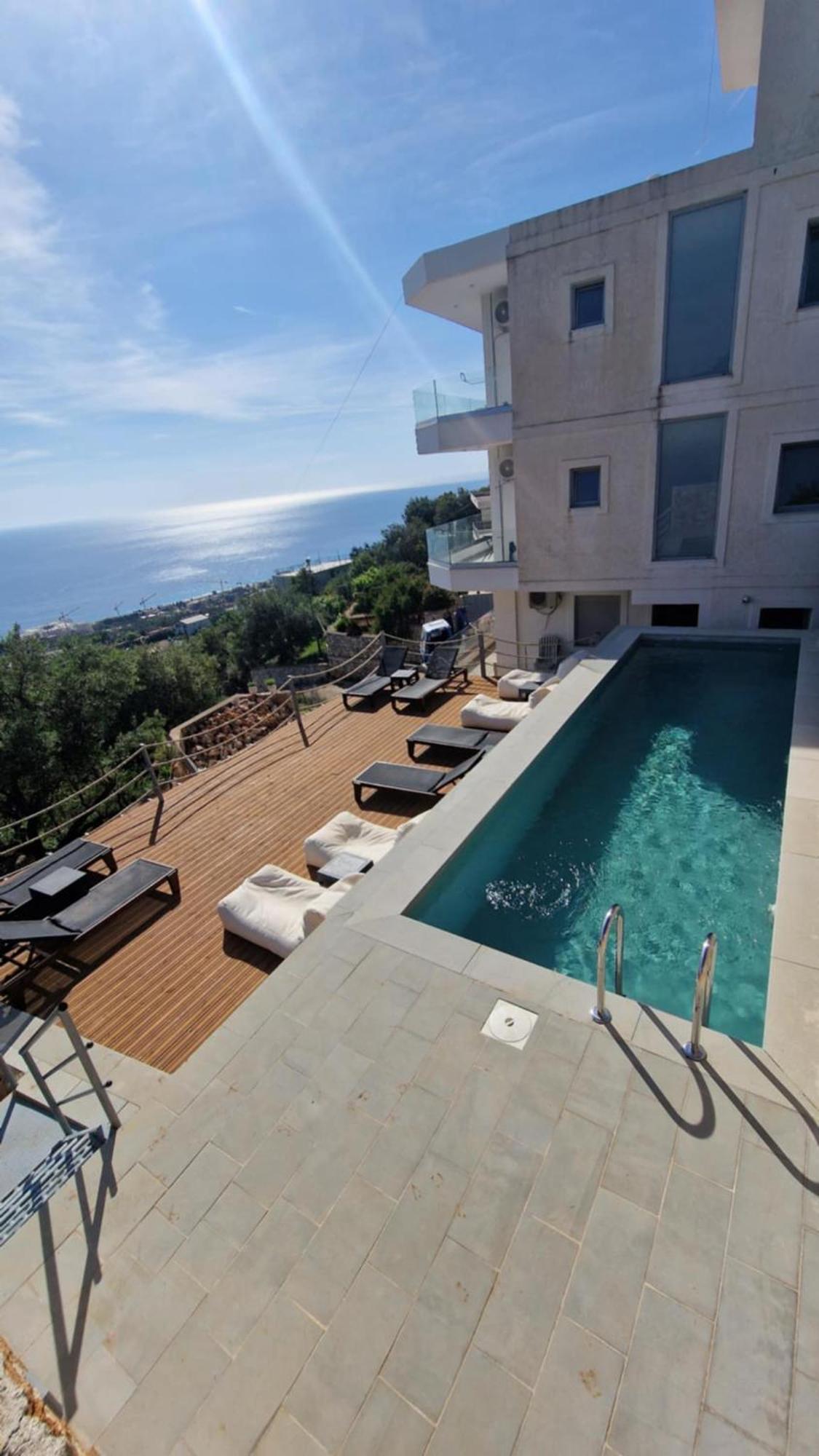 Апартаменти Ionian Pearl Дермі Екстер'єр фото
